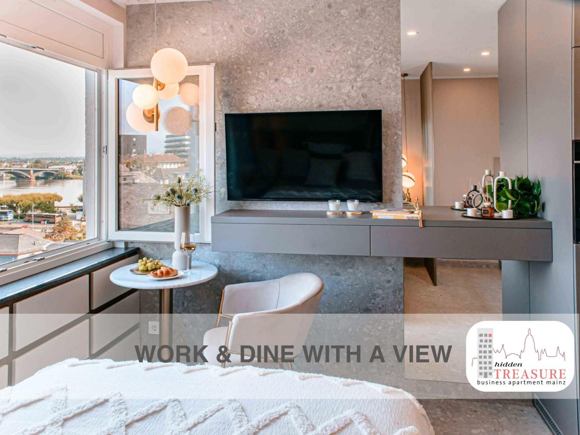Hidden Treasure Business Apartment Mainz - Fantastic Rhine View In Center Of Mainz Old Town Exterior foto